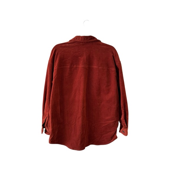 Madewell Corduroy Kentwood Oversized Shirt Jacket Shacket Size M Ground Clove - Picture 9 of 10